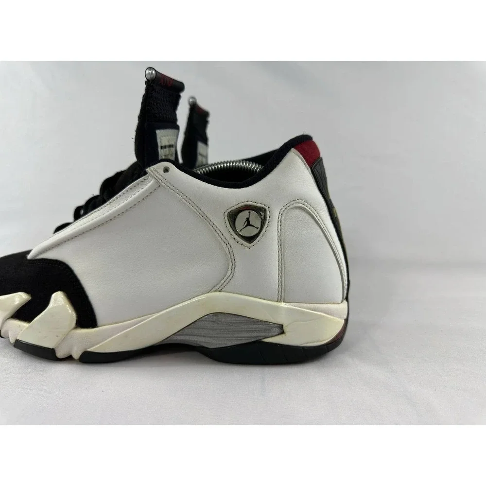 Nike Air Jordan 14 Retro 'Black Toe' 2014 487471-102 Men's Size 8